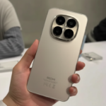 Redmi Note 15 Pro na cor titânio com câmera principal de 200 MP, design premium e certificação IP68 mais IP69K contra água, poeira e jatos de alta pressão